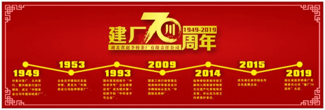 赵李桥茶厂70周年青（米）砖茶纪念版包装设计征集
